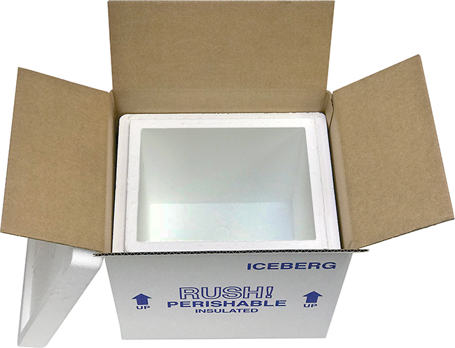 1 FOAM COOLER-1 CARDBOARD BOX12-QUART:72/PALLET:LF27295