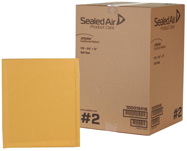 BUBBLE MAILER:8.5&quot;X12&quot; SELF SEAL100/CS-48/PLT:100018416