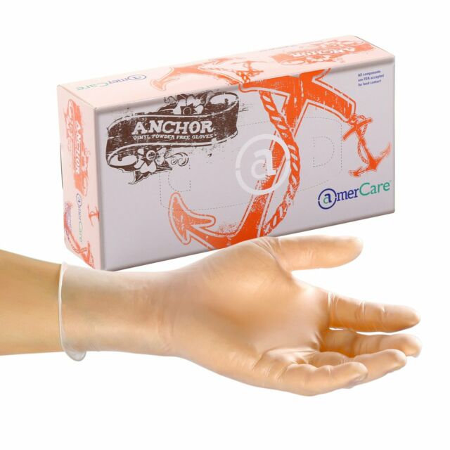 VINYL GLOVE SMALL CLEAR PF