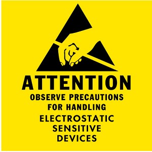 ELECTROSTATIC SENSITIVE LABEL