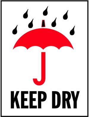 KEEP DRY LABEL 500/ROLL