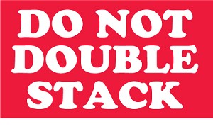 DO NOT DOUBLE STACK LABEL 500